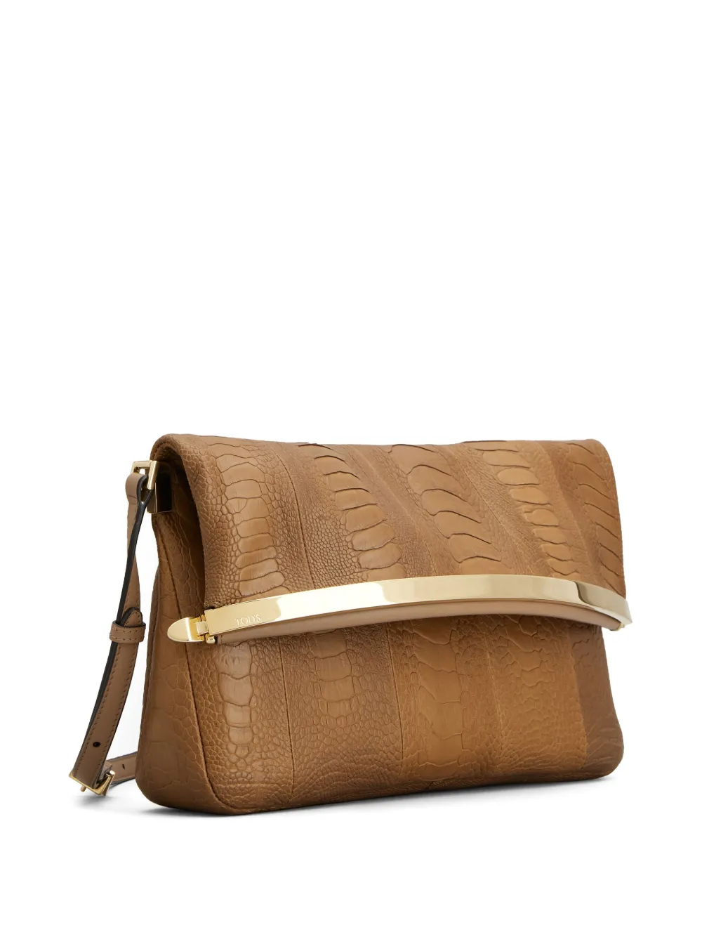 Tod's Leren clutch Bruin