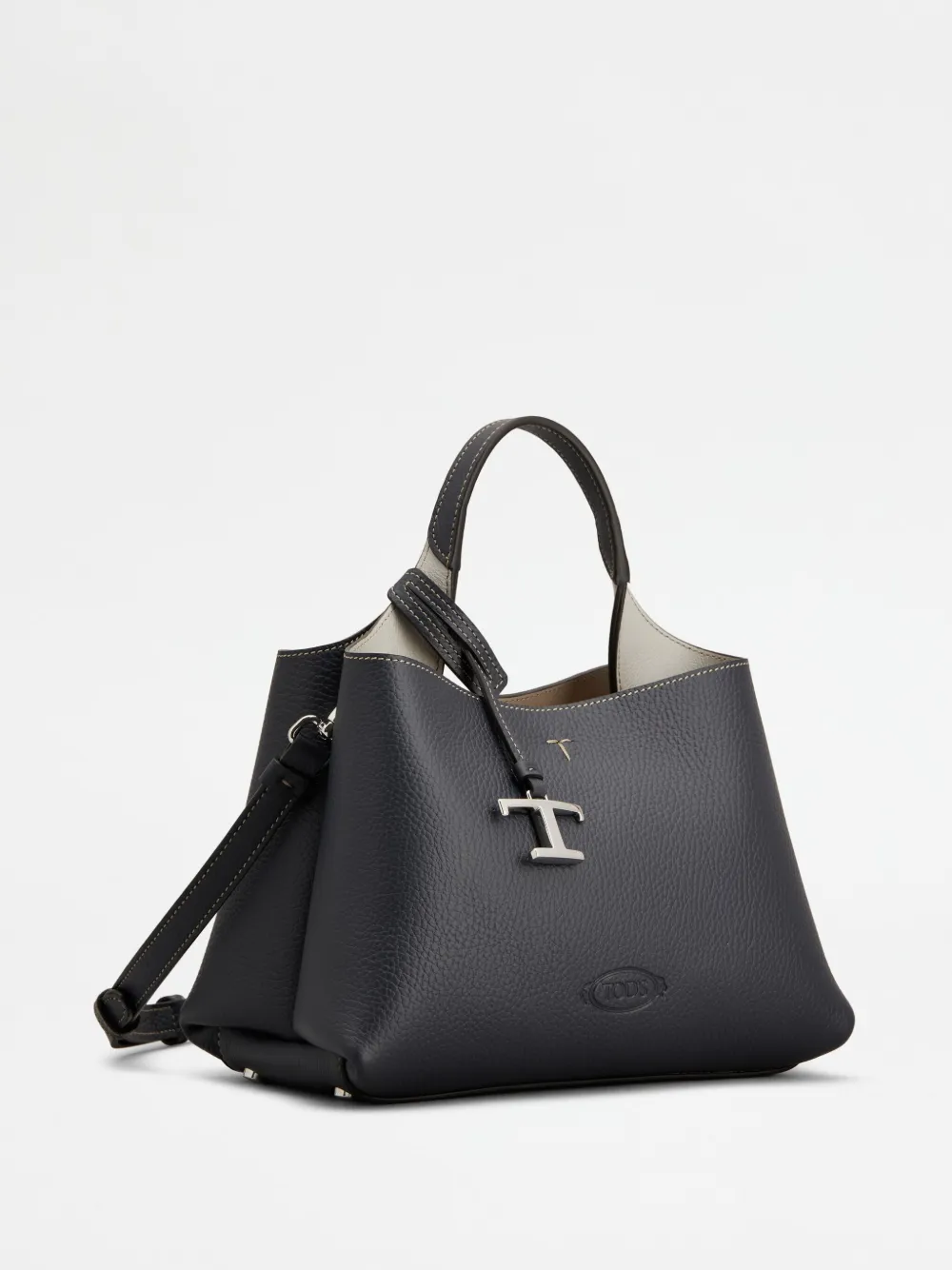 Tod's Leather Mini Bag In Blue