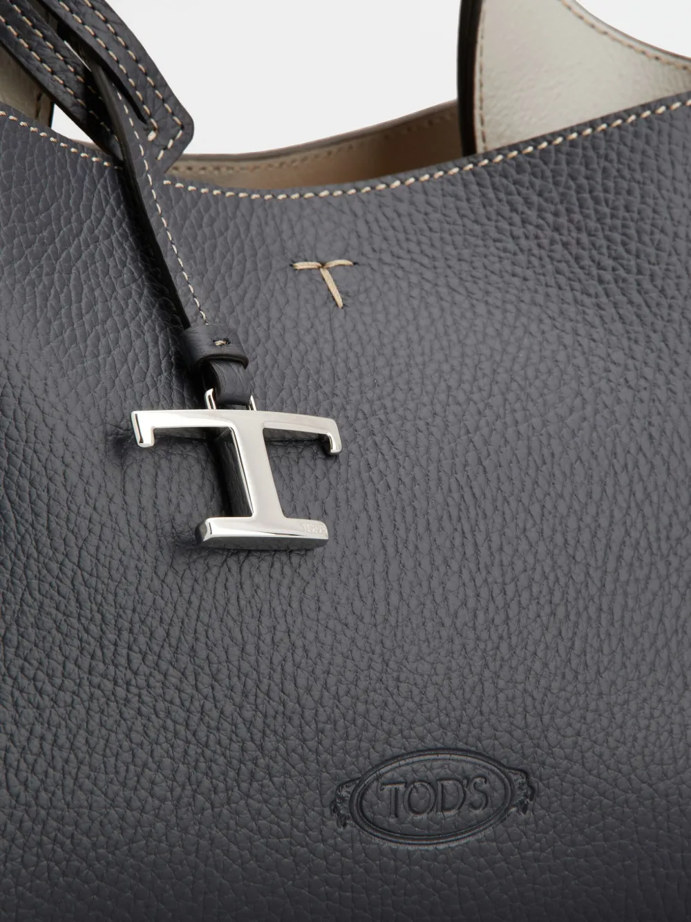 Tod's Leather Mini Bag In Blue