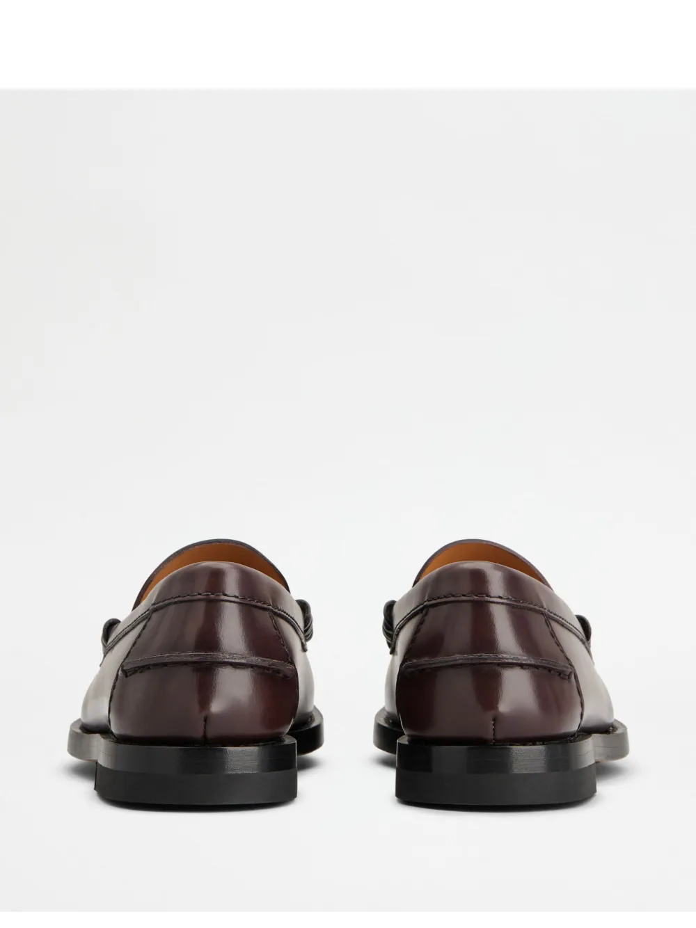 Tod's Leather Loafers In Brown