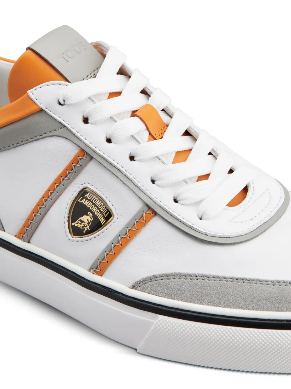 Tod's x Automobili Lamborghini leren sneakers Wit