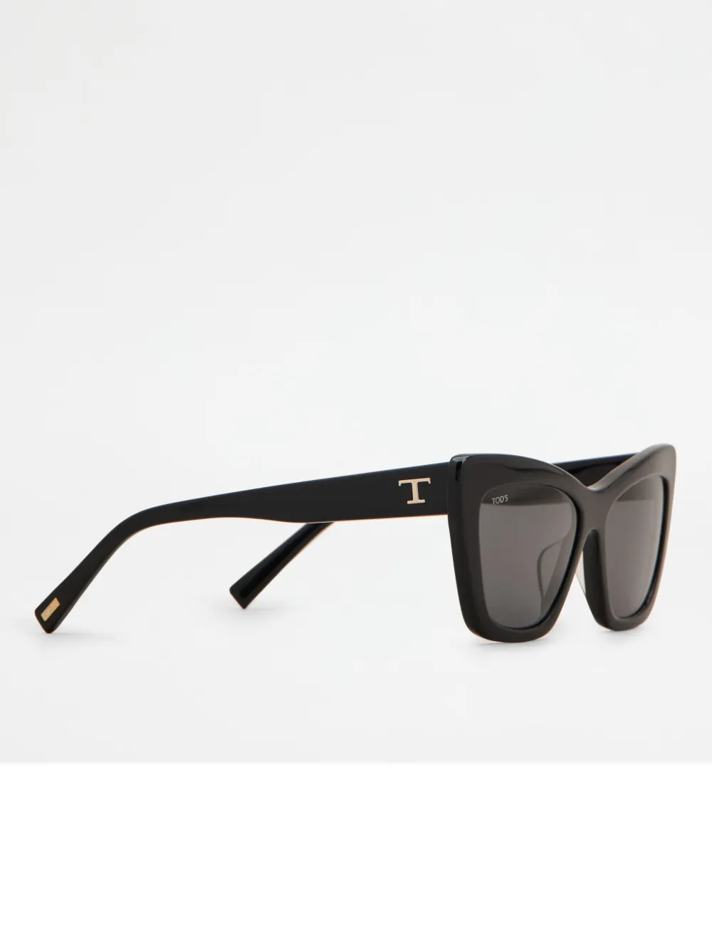 Tod's Logo-plaque Sunglasses In Black