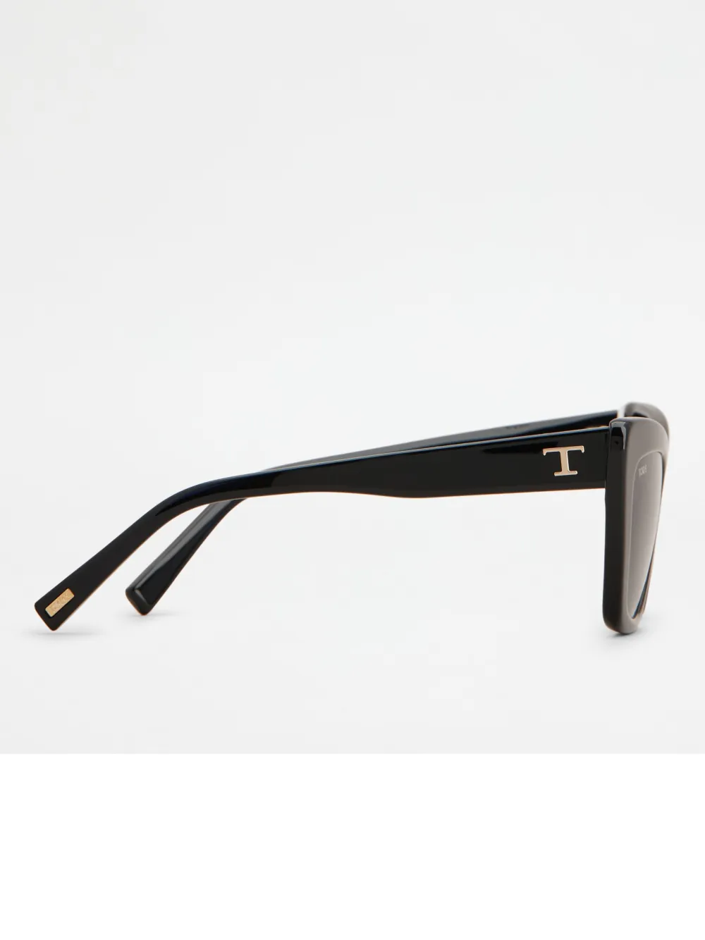 Tod's Logo-plaque Sunglasses In Black
