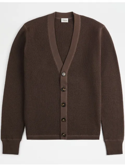 Tod's cárdigan de tejido gofrado