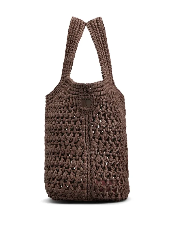 ◆TOD'S 最新作◆Manici ロゴ トートバッグ/Brown◆ Woman BROWN Tod's Di Bag Folio in Leather Medium