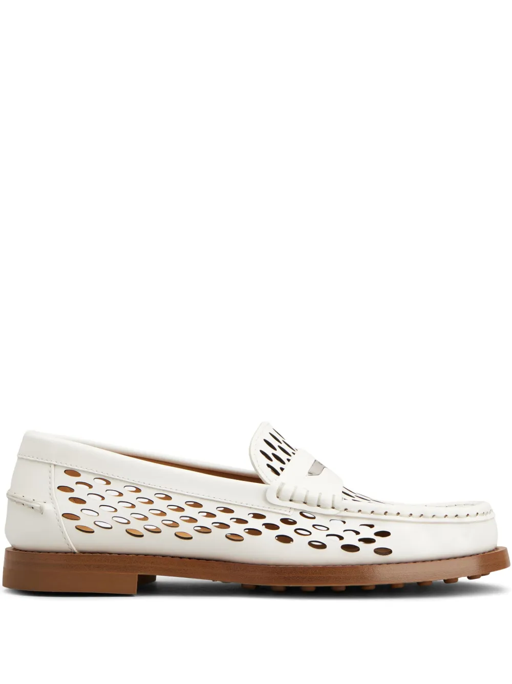 perforated loafers