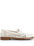 Tod's perforated loafers - White