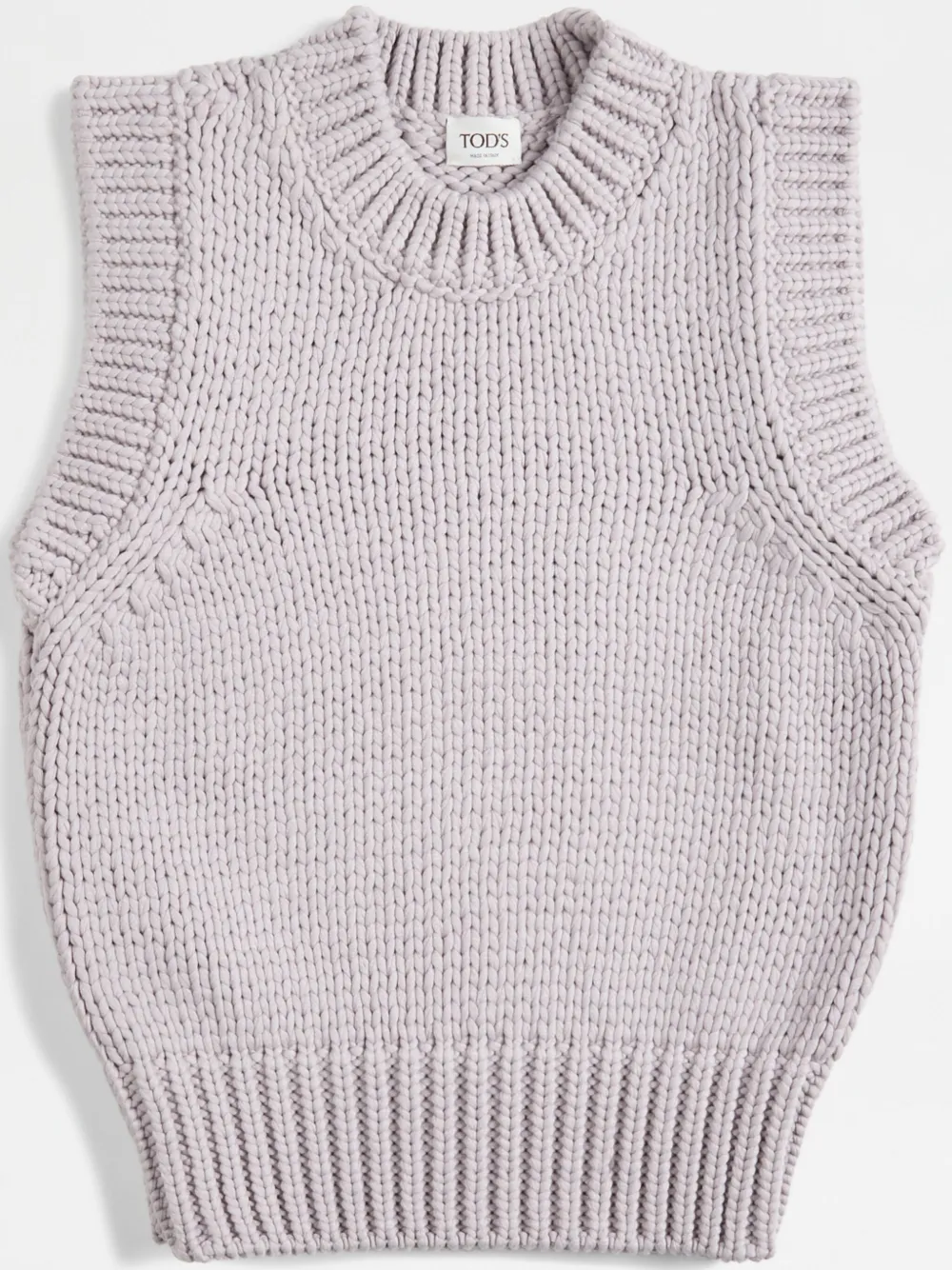 Tod's Knitted Top In Purple