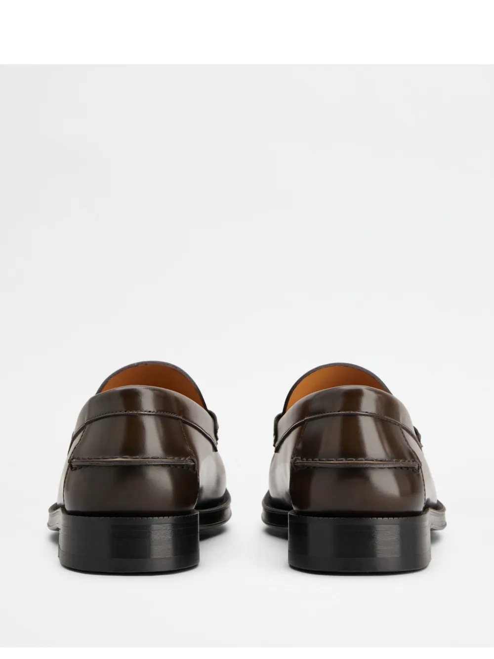 Shop Tod's Leather Loafers In Brown