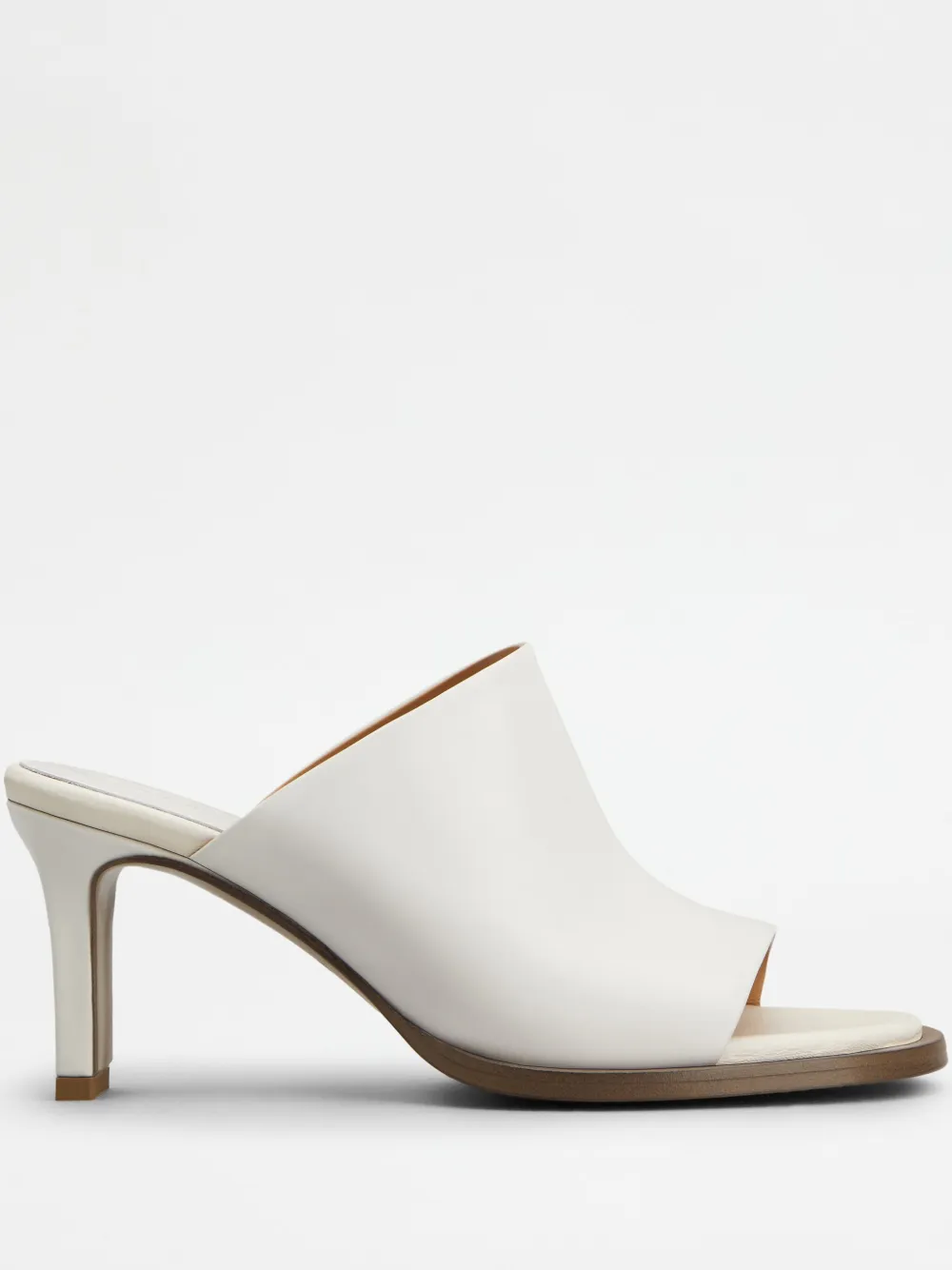 Tod's Mules In Leather In White