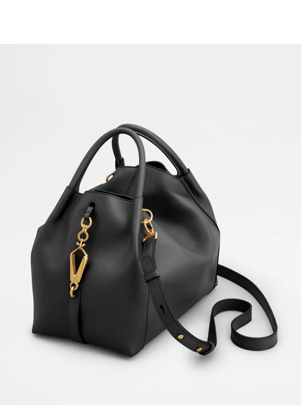 TOD'S SMALL LEATHER TOTE BAG