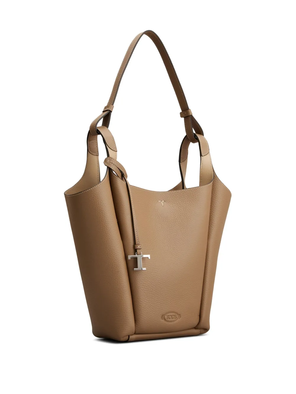 Tod's Leren bucket-tas - Bruin