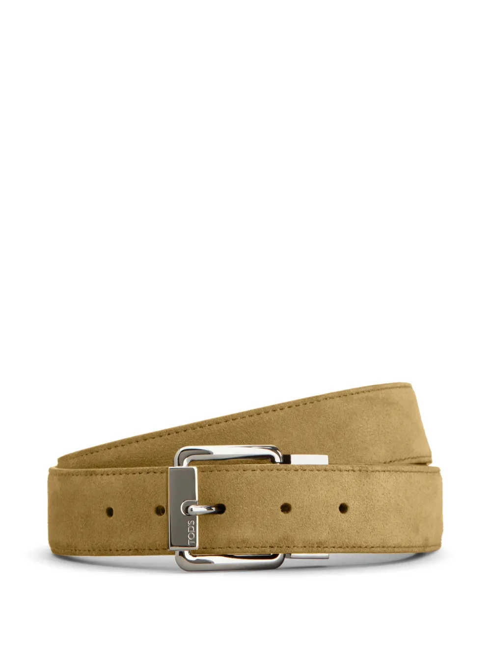 Tod's Omkeerbare suède riem Bruin