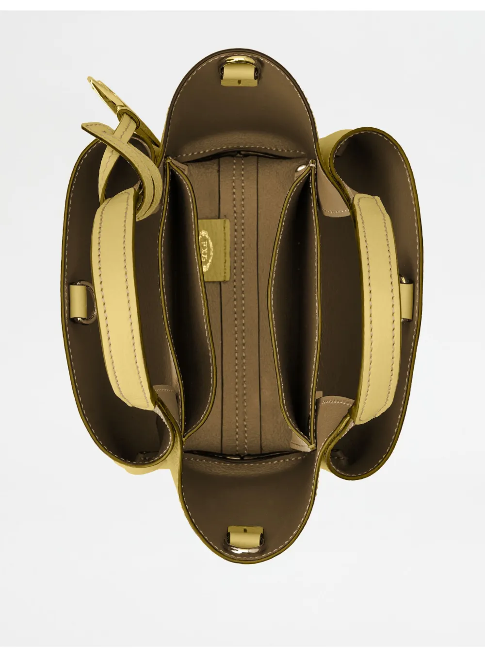 Tod's Leather Mini Bag In Yellow