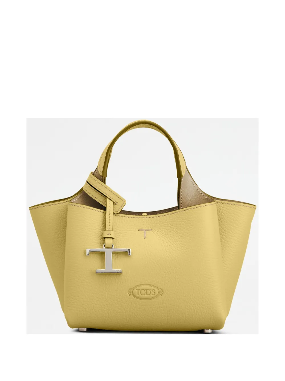 Tod's Leather Mini Bag In Yellow
