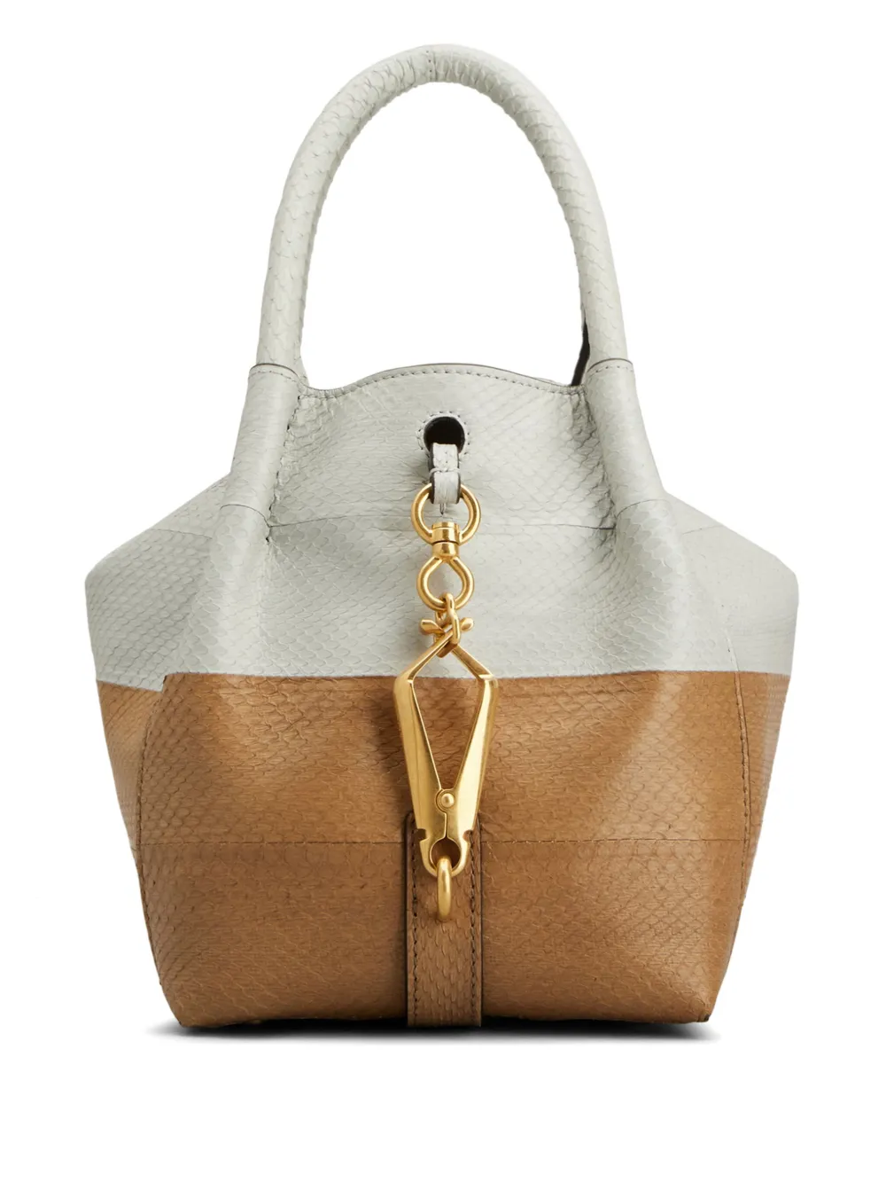 Tod's Kleine leren shopper Bruin