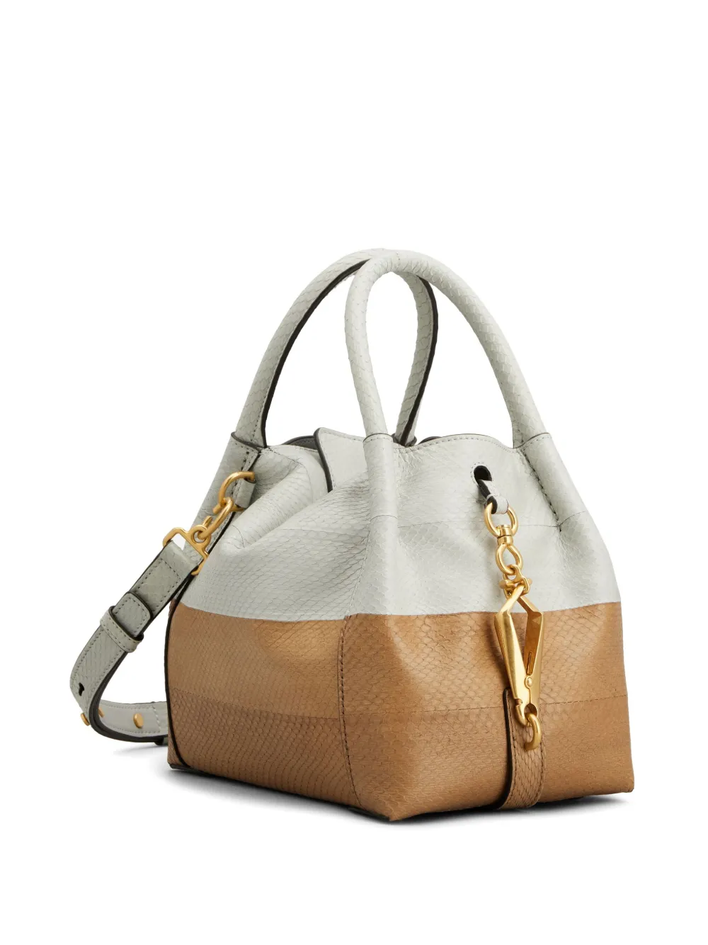 Tod's Kleine leren shopper Bruin