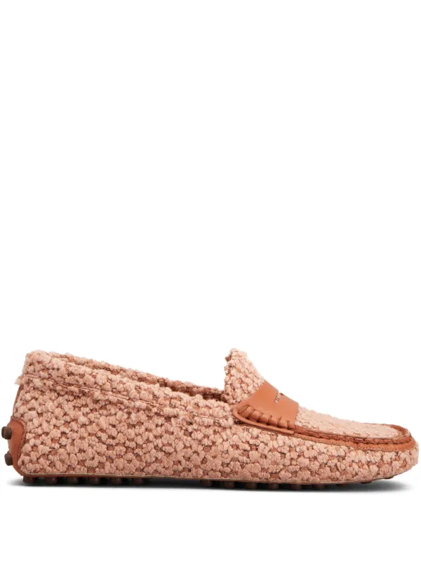 Tod's Gommino Loafers Orange FARFETCH ID