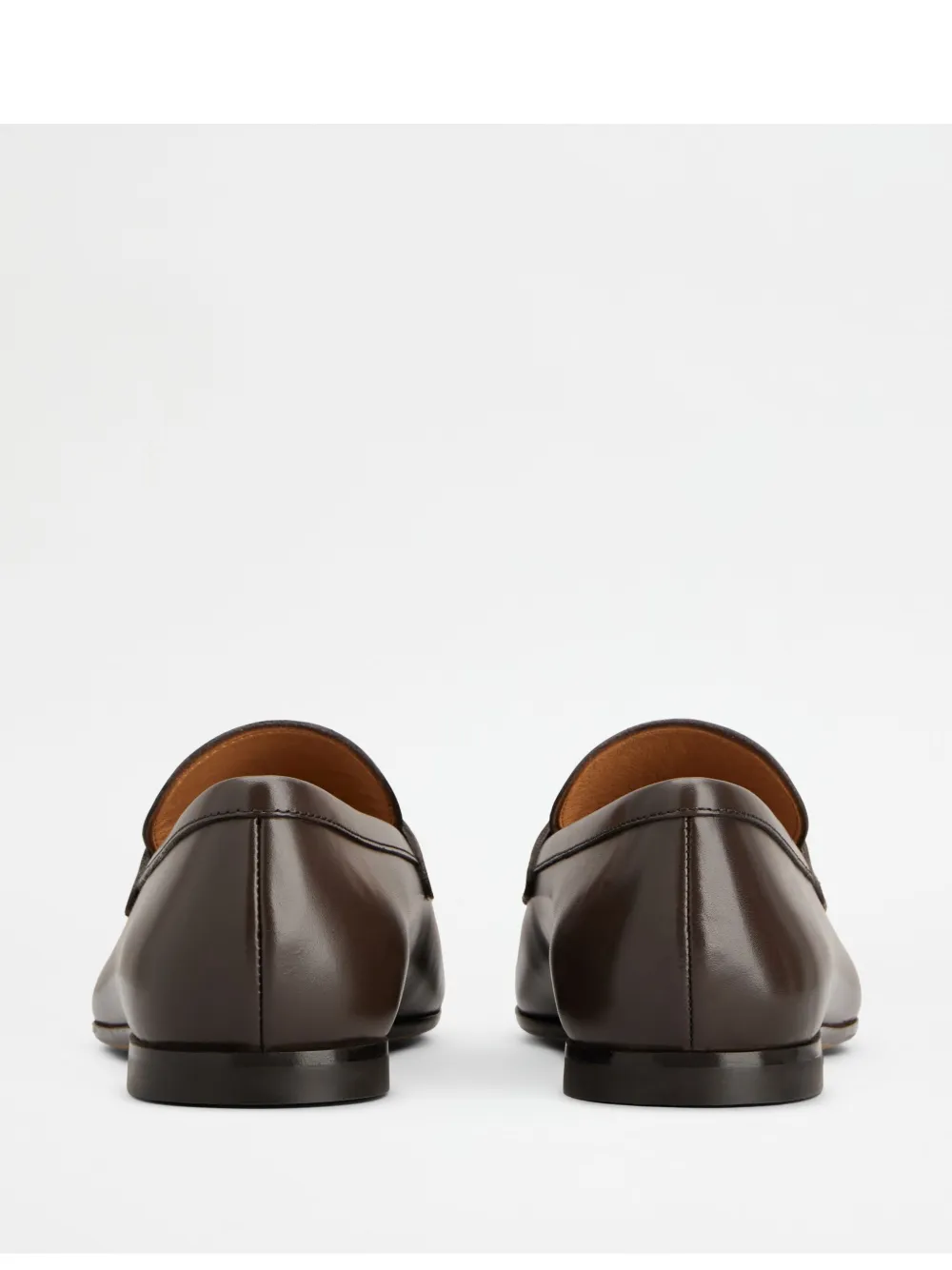 Tod's Leather Loafers In Brown
