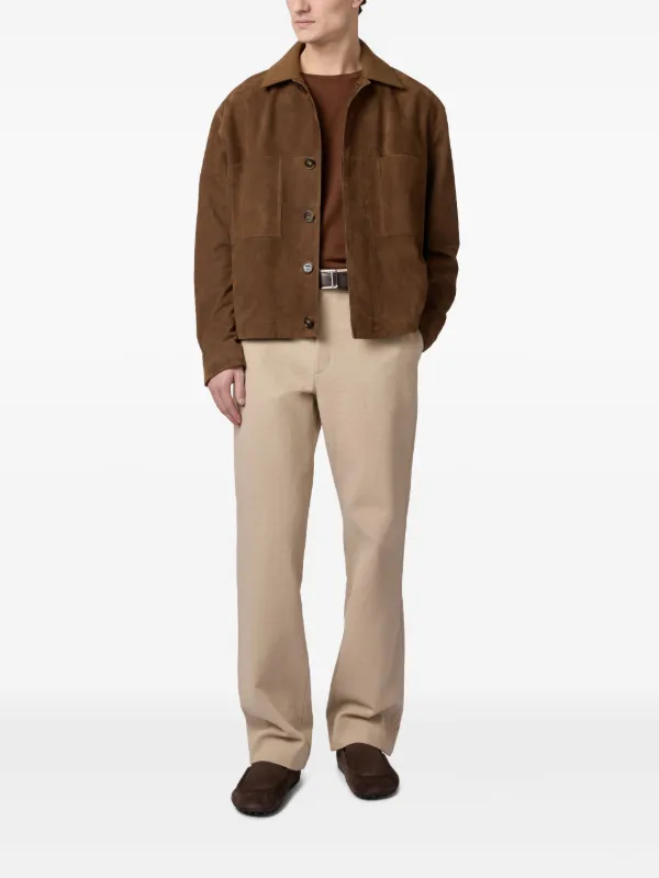 Tod's Suede Jacket | Brown | FARFETCH