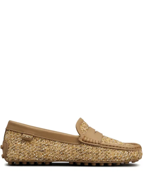 Tod's tweed loafers