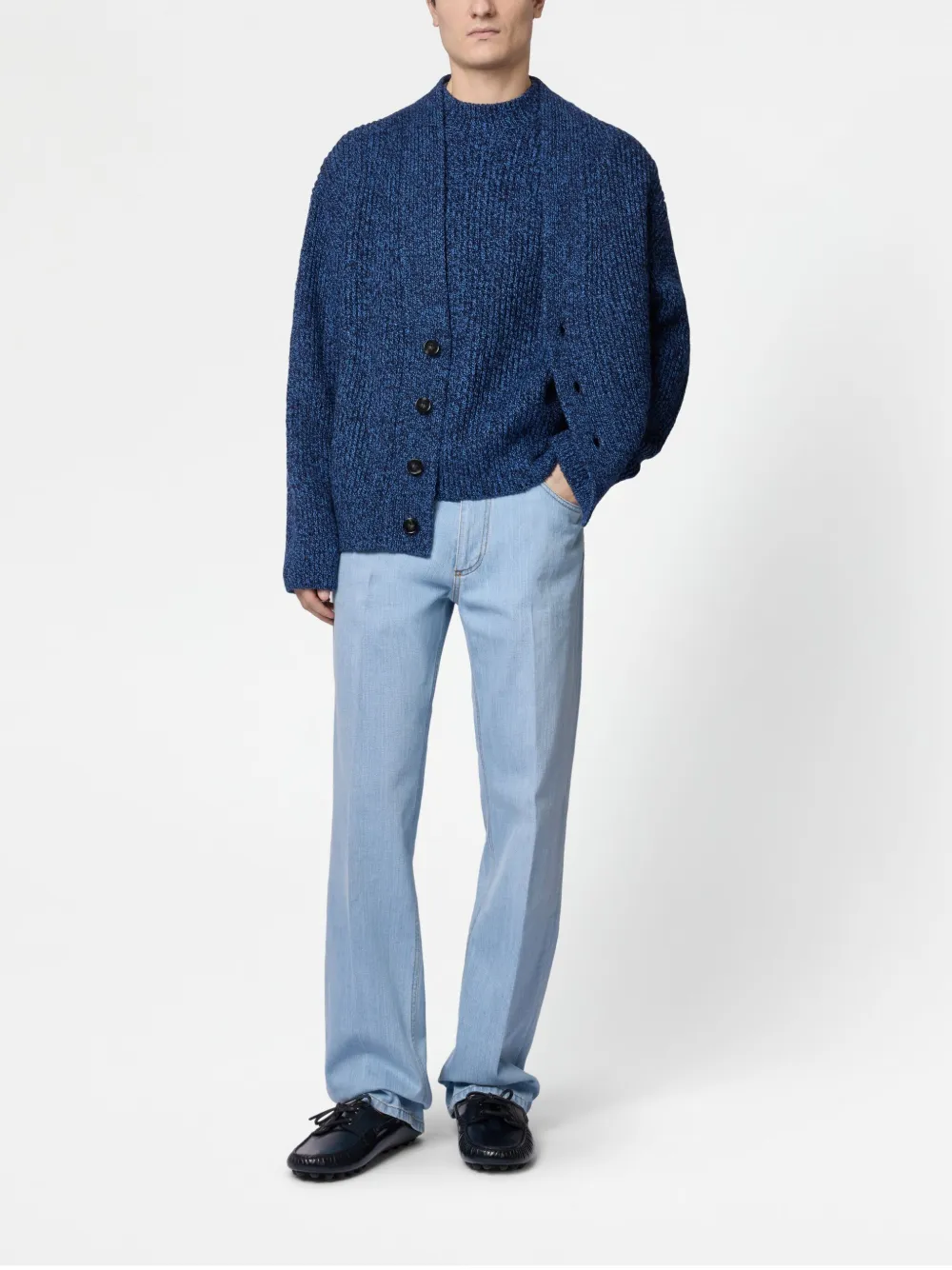 Tod's Relaxed Fit 5 Pocket Jeans In Blue