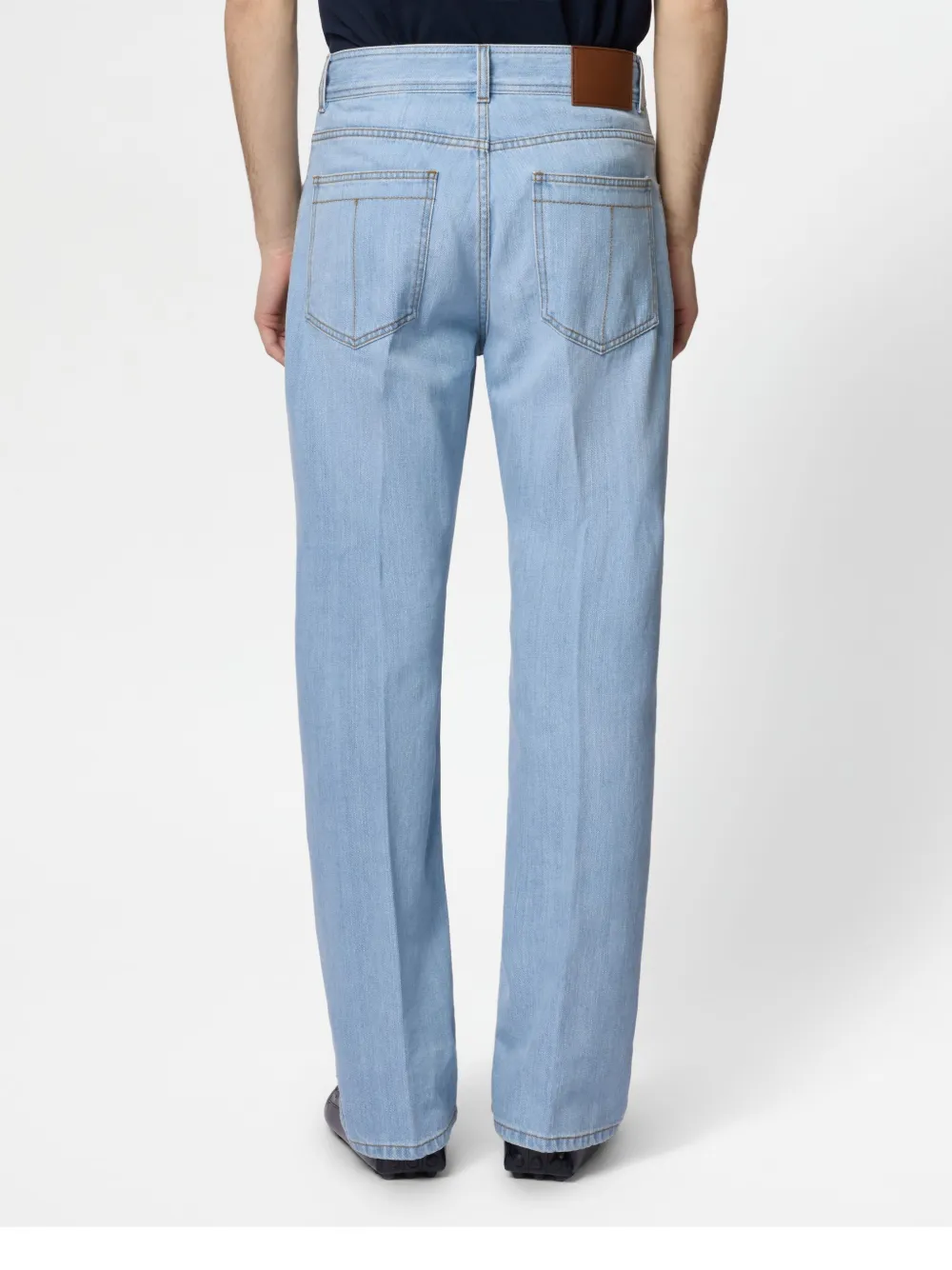 Tod's Relaxed Fit 5 Pocket Jeans In Blue