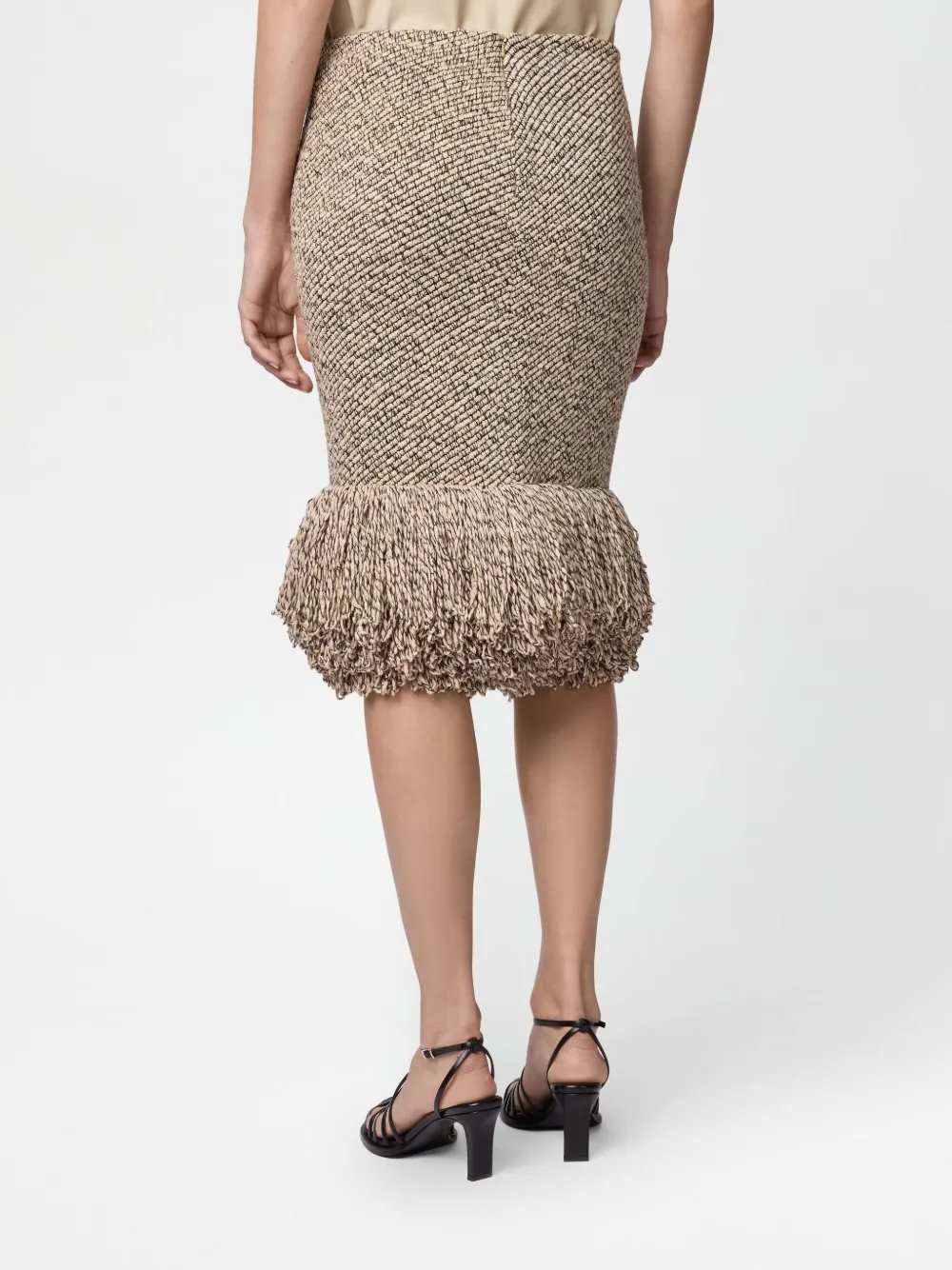 TOD'S KNITTED MIDI SKIRT