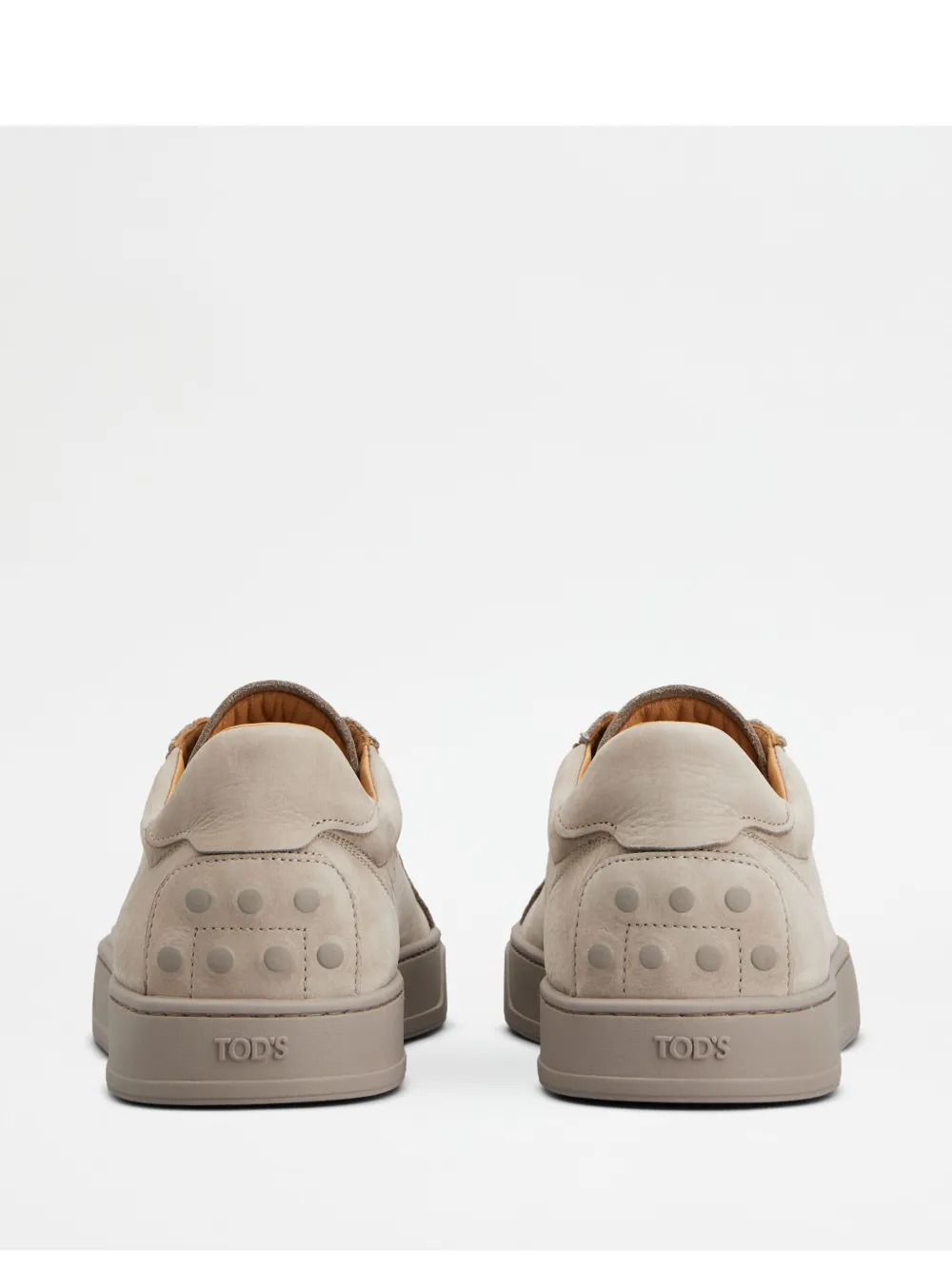 Tod's Leather Sneakers In Grey