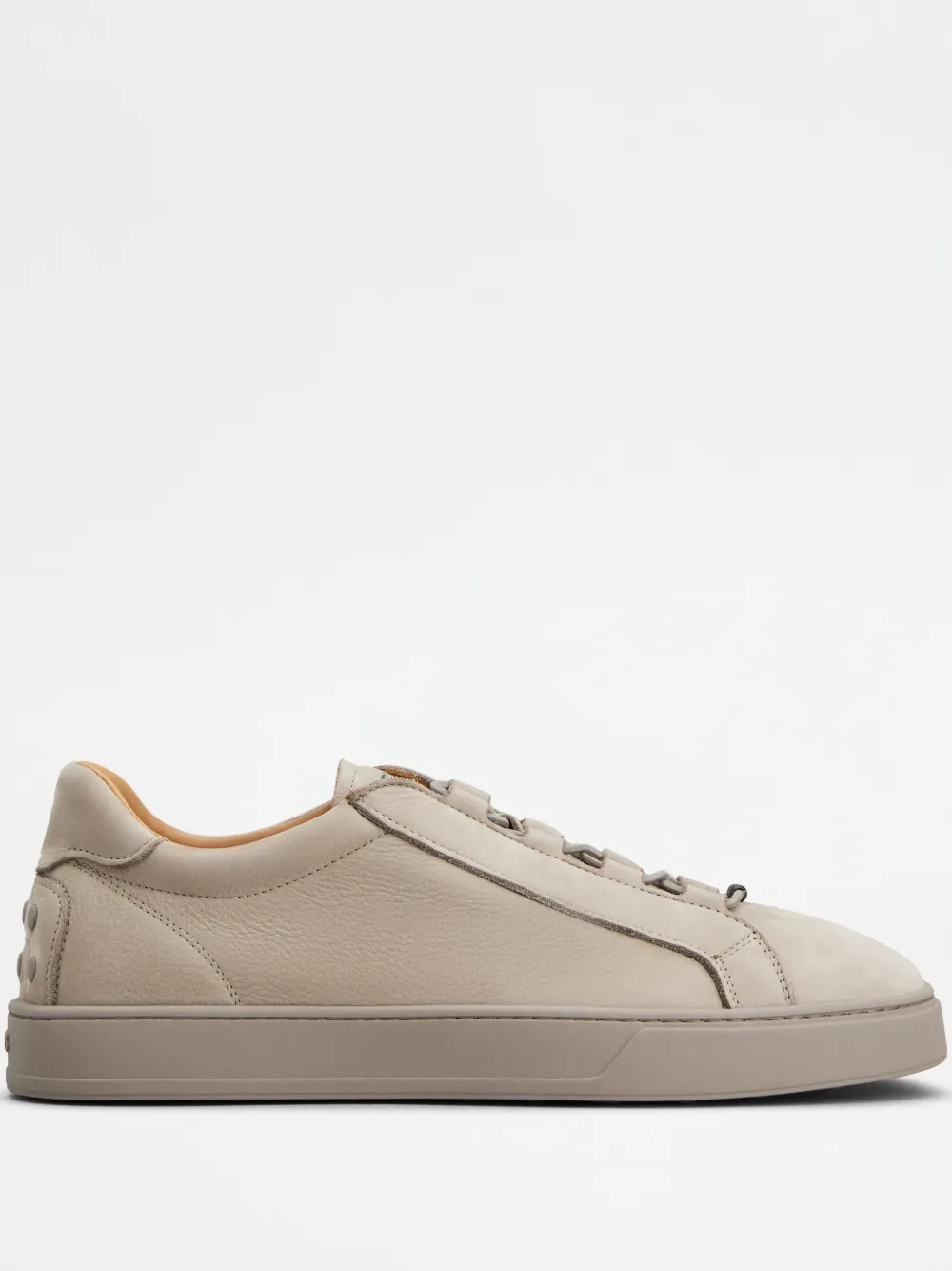 Tod's Leather Sneakers In Grey