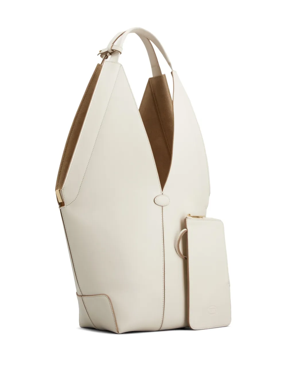 Tod's Leren shopper - Wit