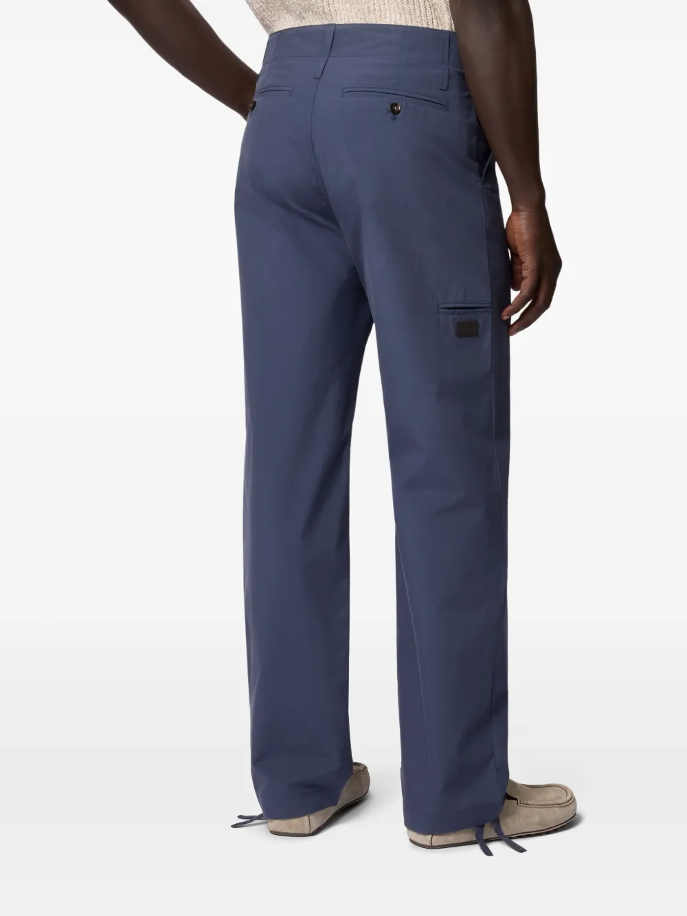 Tod's Chino met trekkoord-ceintuur Blauw