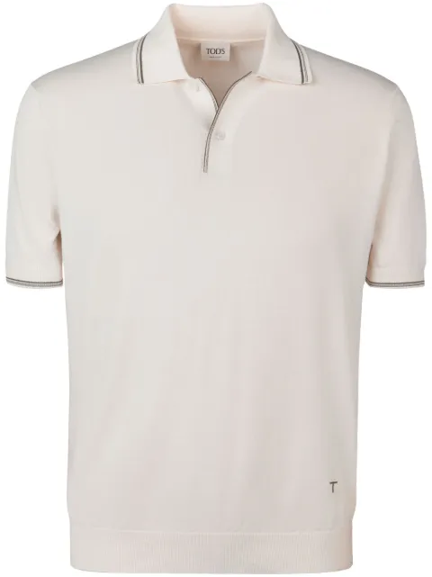 Tod's short-sleeved cotton polo shirt 
