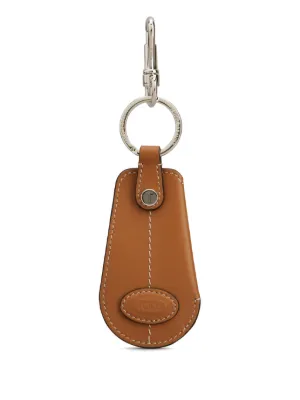 Tod's Shoehorn Leather Keyring | Brown | FARFETCH RO