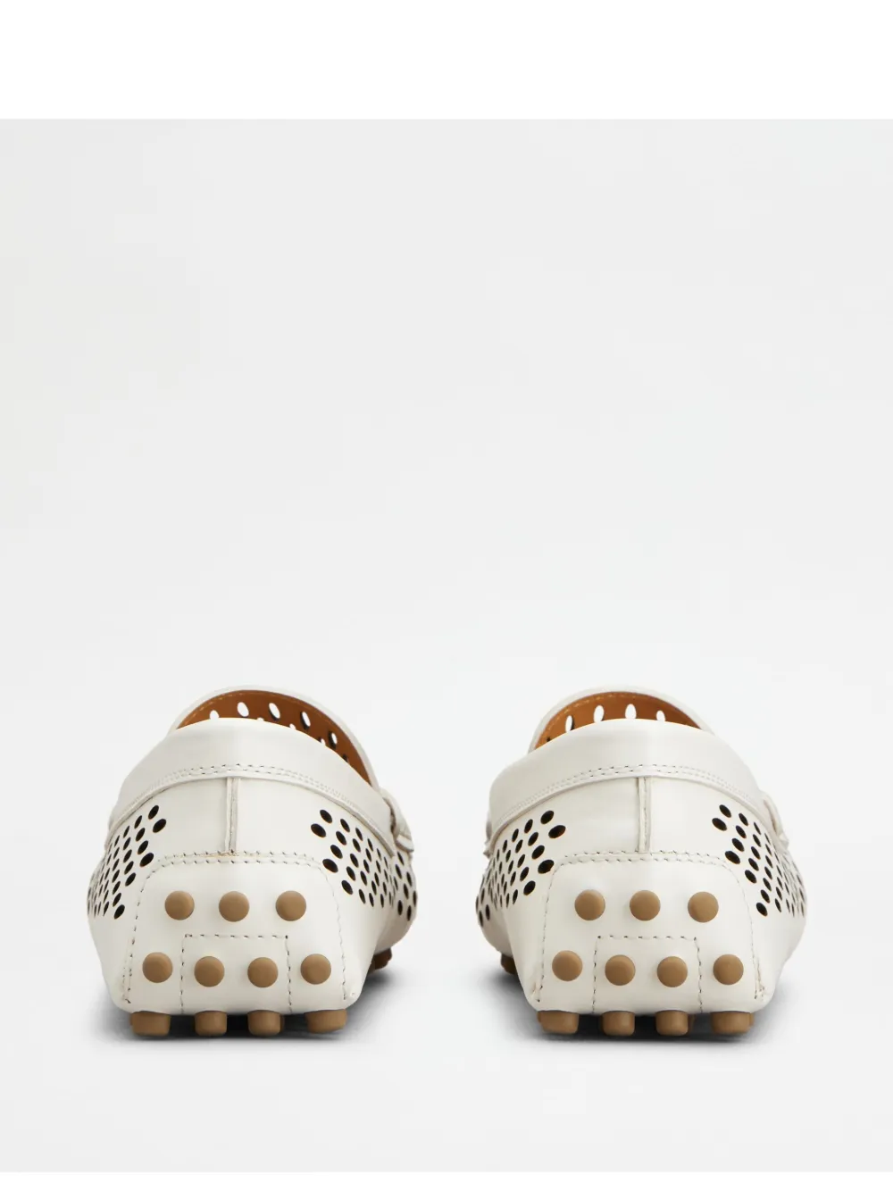 Tod's Gommino Loafers In White
