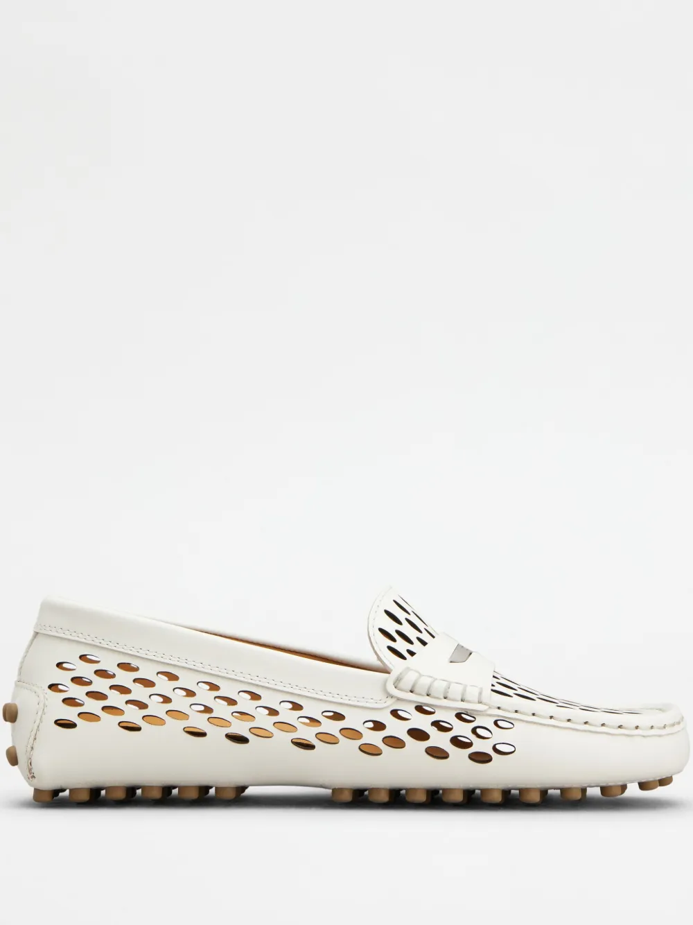 Tod's Gommino Loafers In White