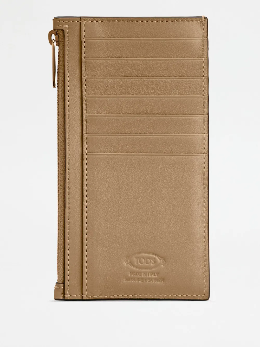 Tod's Leather Wallet In Neutrals