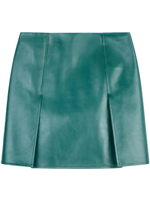 Tod's leather mini skirt