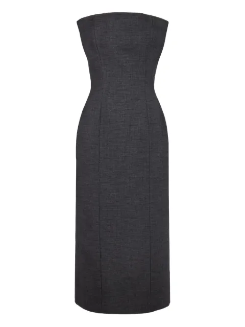 Tod's strapless midi dress