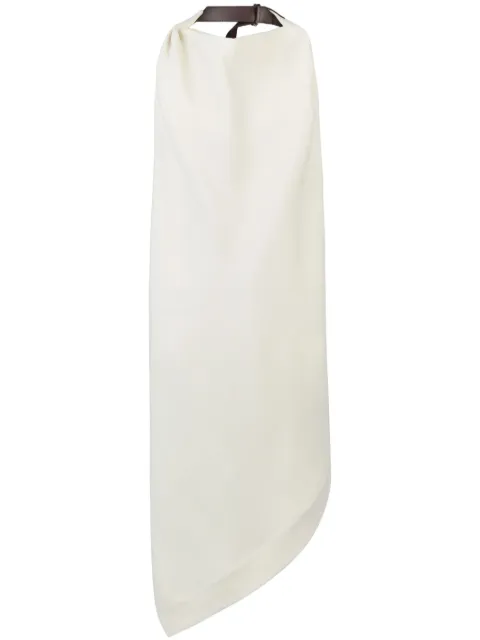 Tod's top estilo túnica con tira de cuero