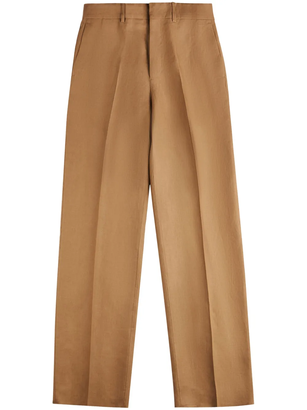 Tod's pantalon en coton à coupe ample | marron | Image 1