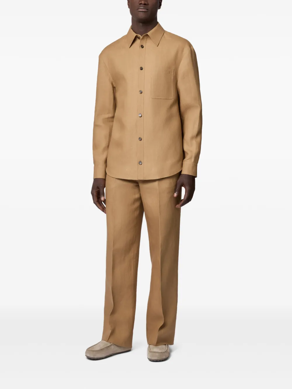 Tod's pantalon en coton à coupe ample | Pantalons palazzo | Image 2