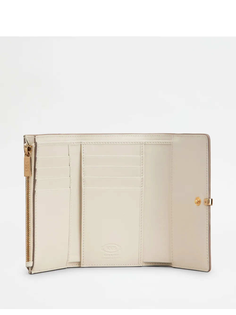 Tod's Wallet In Leather In White