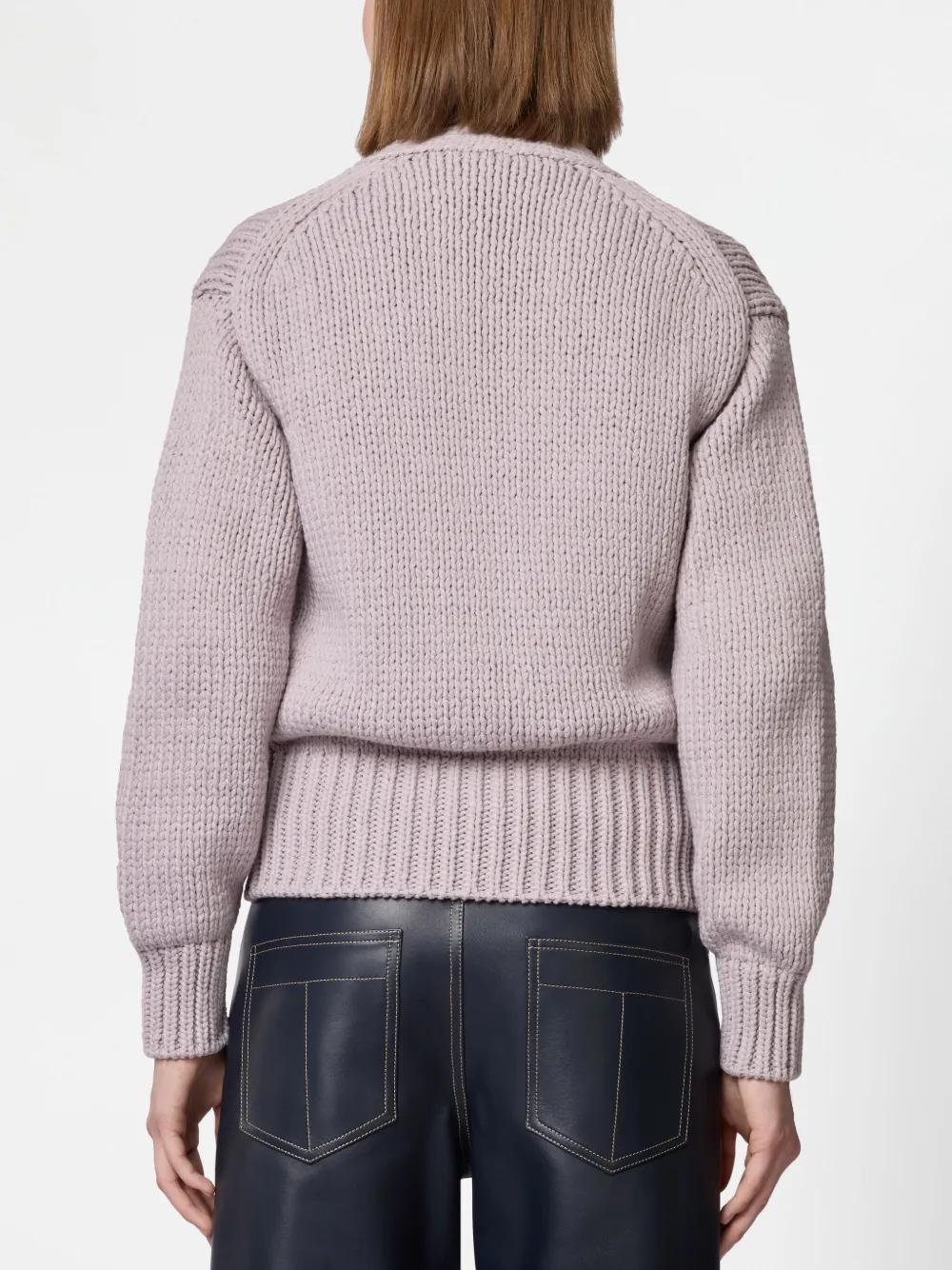 Tod's V-neck Cardigan In Purple