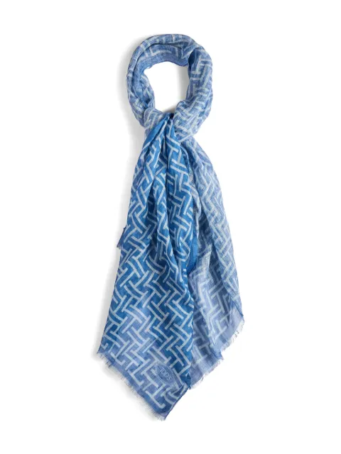 Tod's logo-jacquard scarf