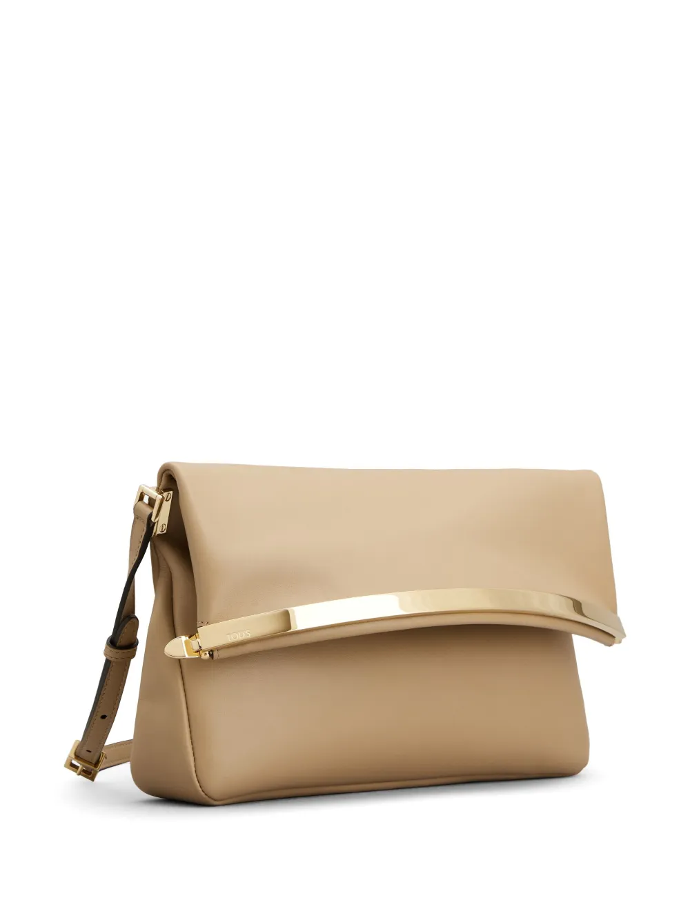 Tod's Leren clutch - Beige