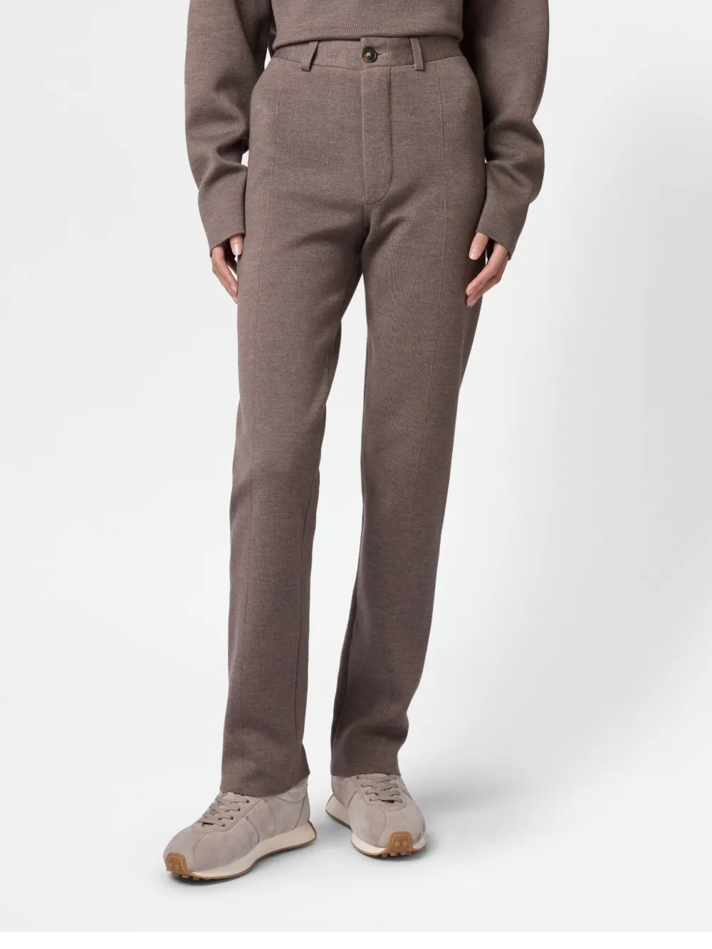 Tod's Straight-leg Trousers In Brown
