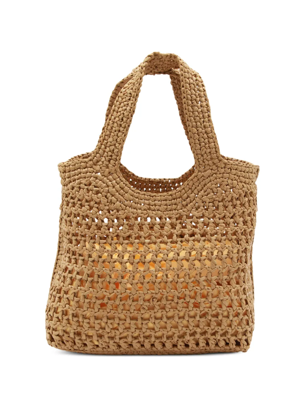 Tod's Shopping Bag in Raffia and Leather Mini in Brown, view 2