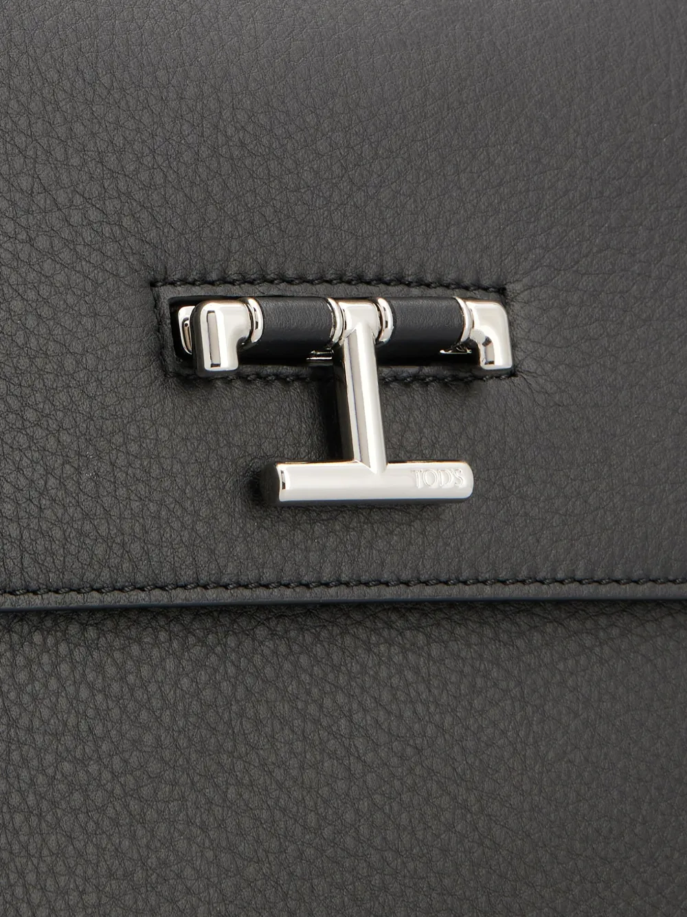 Tod's Messengertas met logoplakkaat Zwart