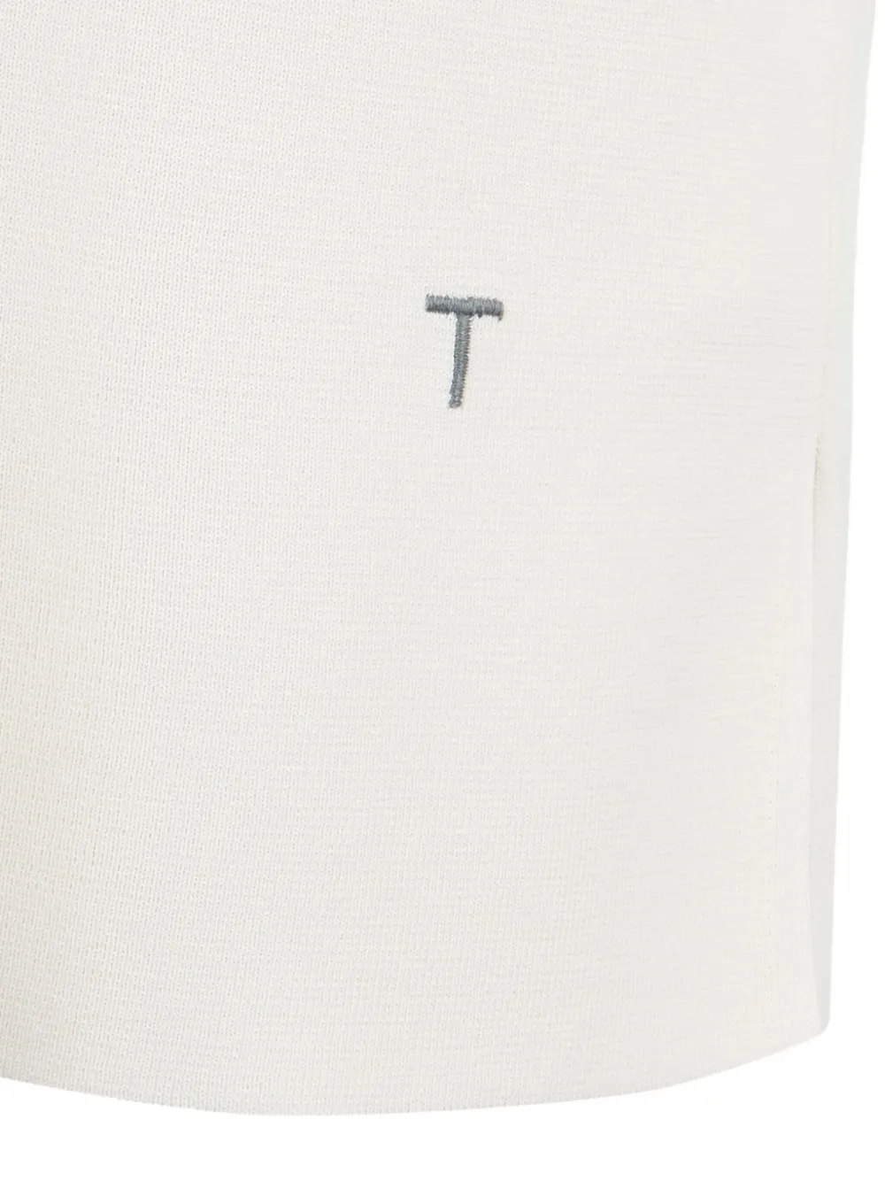 Tod's Zip-neck Short-sleeve Polo Top